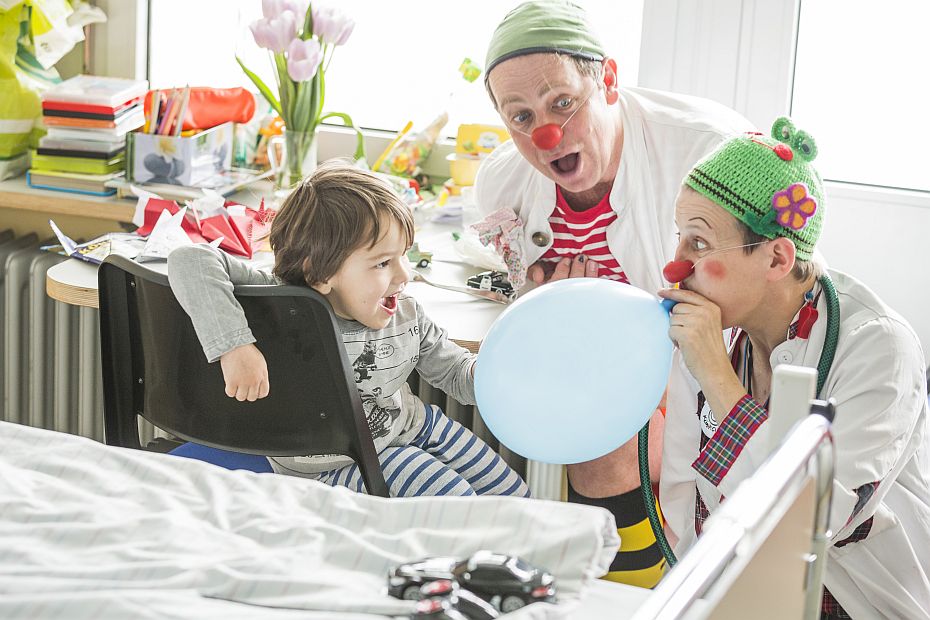 KlinikClowns in der Cnopfschen Kinderklinik in Nürnberg