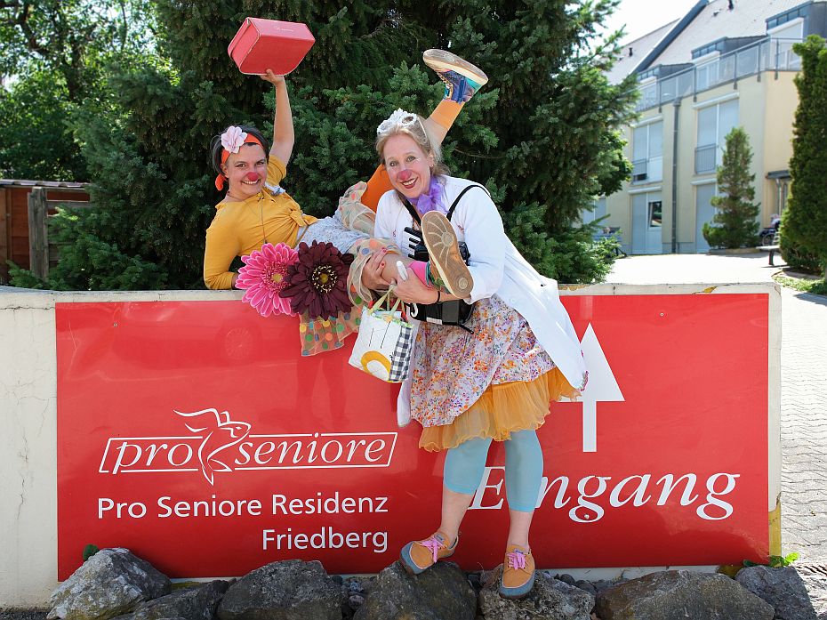 KlinikClowns bei Senioren in Friedberg