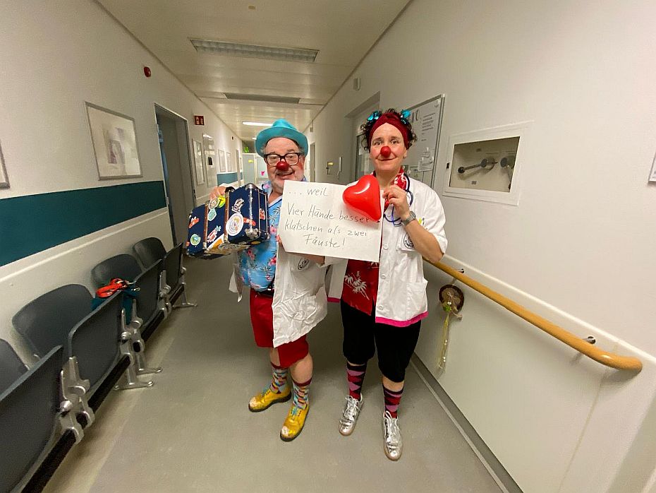 KlinikClowns bei der Langen Nacht der Demokratie in Freising
