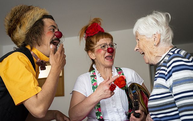 KlinikClowns bei Senioren